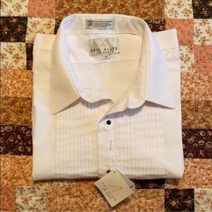 New! Neil Allyn for Women Plus Tuxedo Shirt